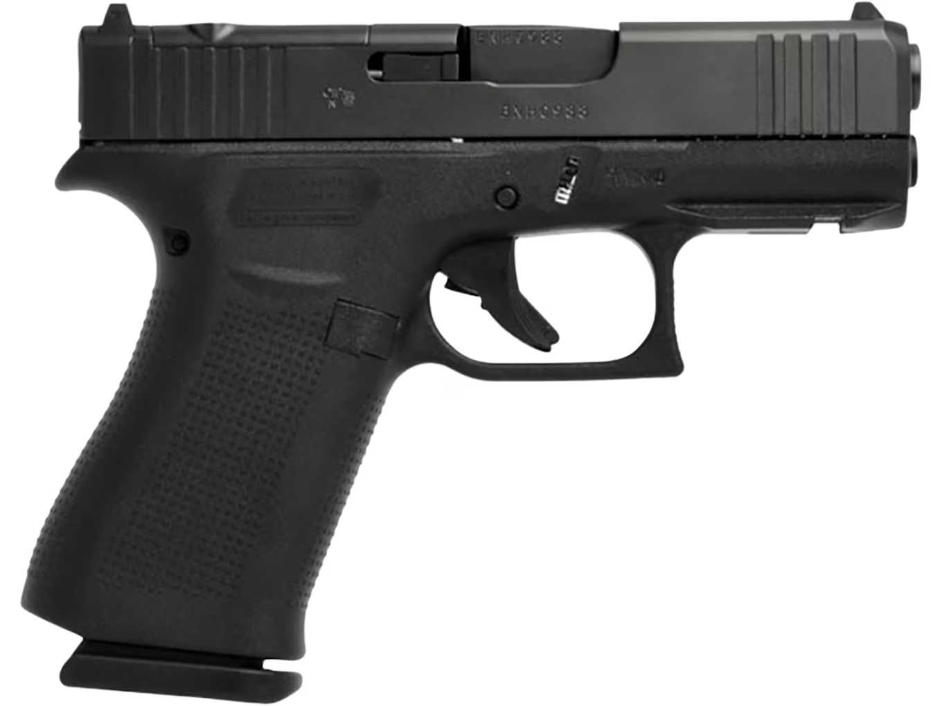 Glock 43X MOS Semi-Automatic Pistol 9mm Luger 3.41″ Barrel 10-Round Black