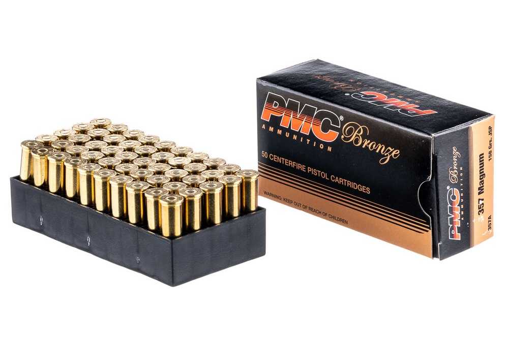 1000 Rоundѕ оf 158gr JSP .357 Mаg Ammo bу PMC