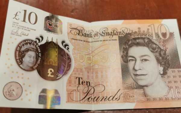 Counterfeit GBP 10 Bills