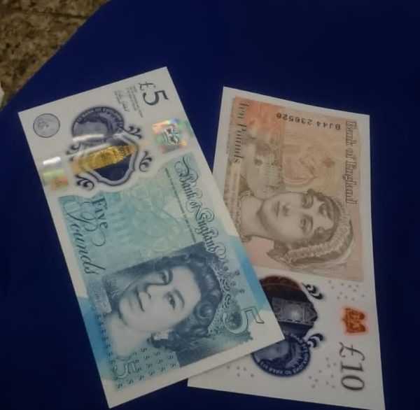 Counterfeit GBP 5