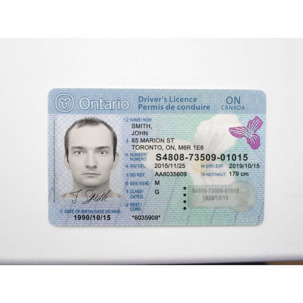 Canada driver’s license