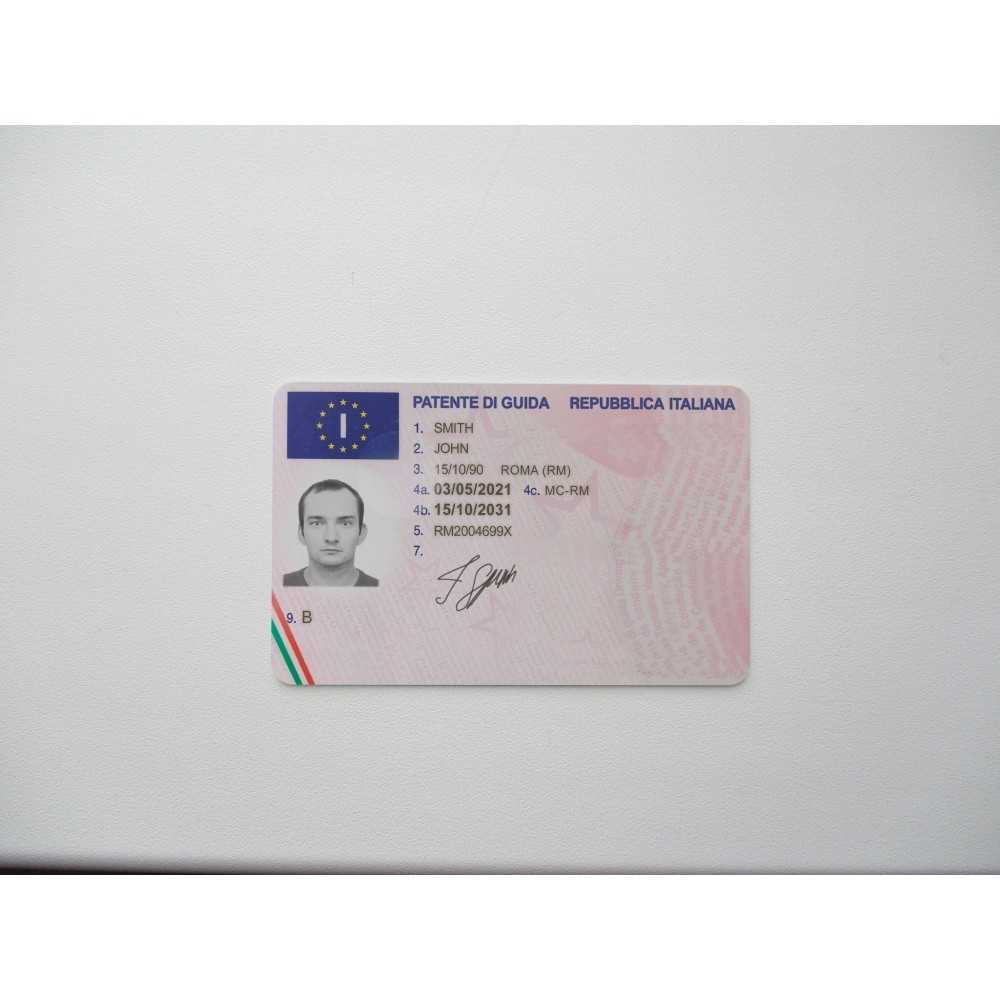 Italy driver’s license