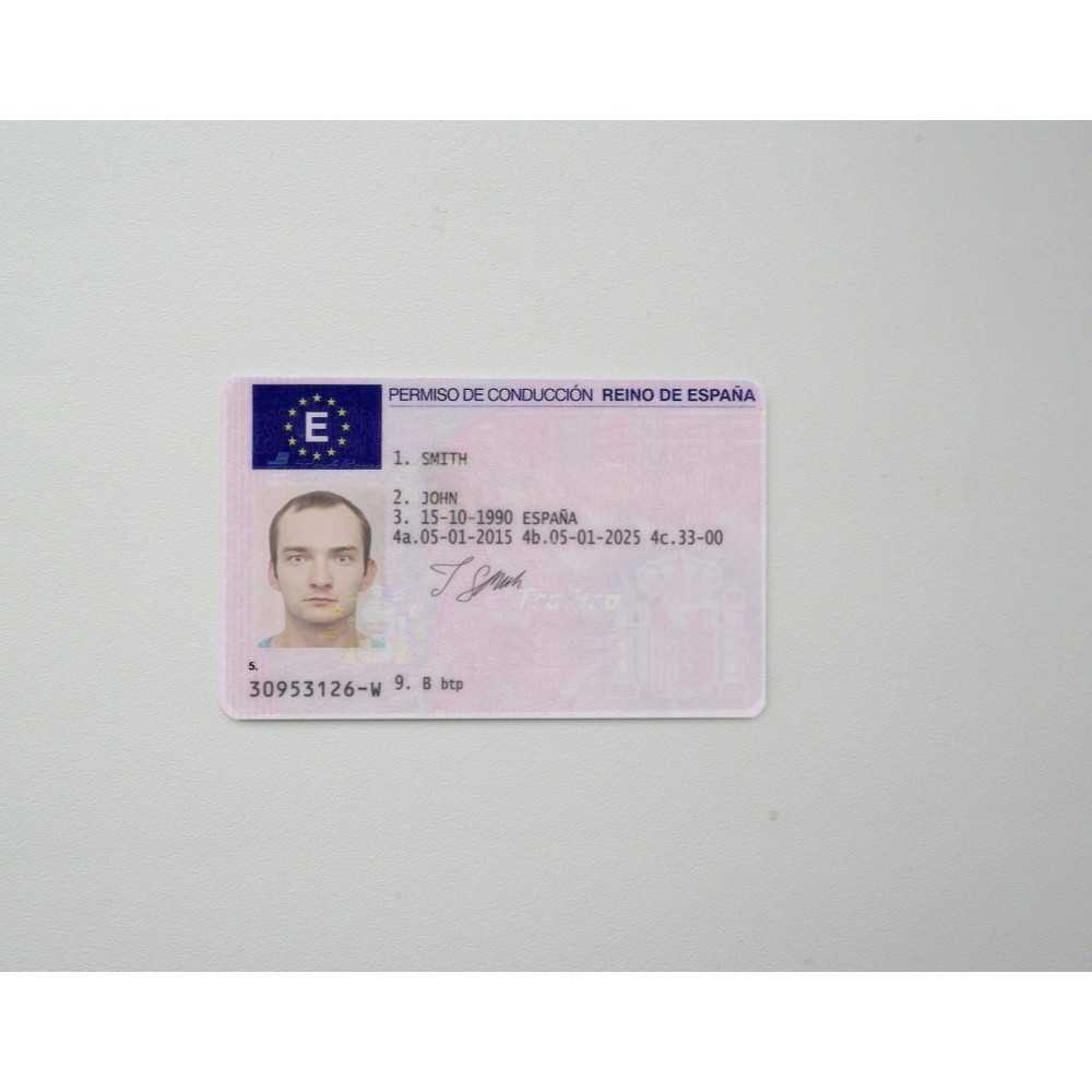 Spain driver’s license