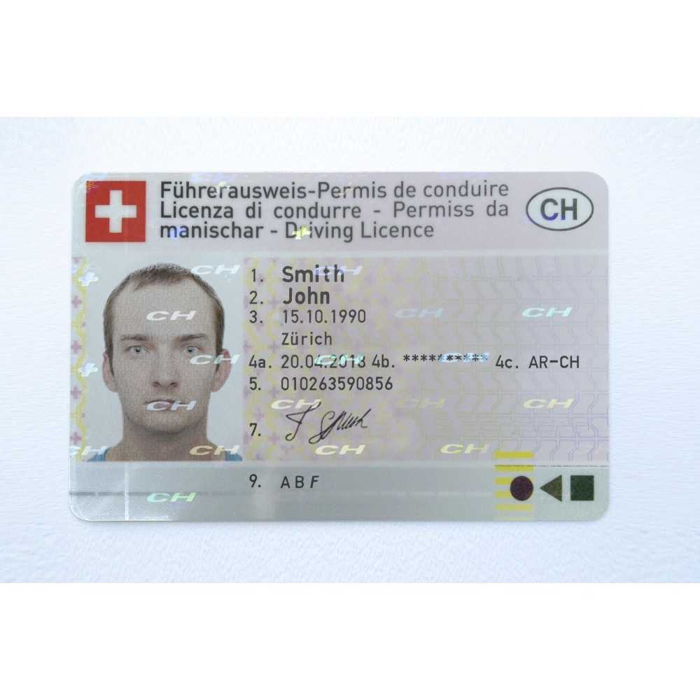 Swiss driver’s license